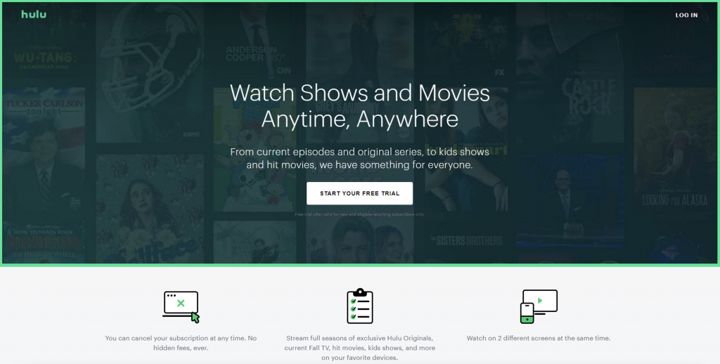 hulu free 30 day trial