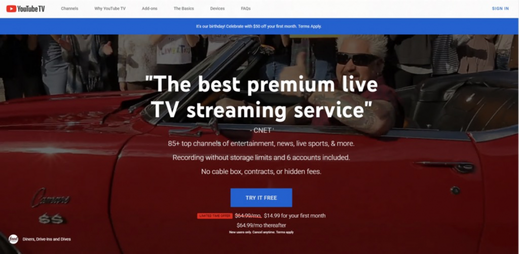 YouTube TV